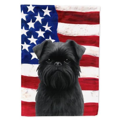 Carolines Treasures WDK6345CHF 40 x 28 in. Black Brussels Griffon American Fl...