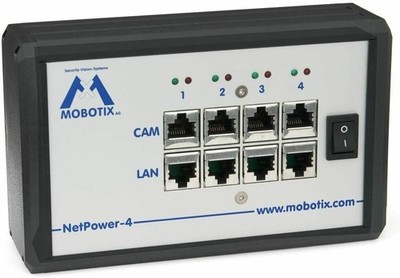 MOBOTIX - NetPower-4-Port MX-NPR4 Power Box (POE)