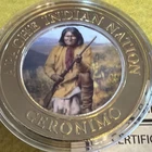 2015 Chief Geronimo .999 Pure Silver & 24kt. EP ONLY 1000 Minted