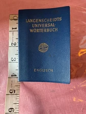 Langenscheidts Pocket Translation Dictionary English to German + Reverse 4” X 3"