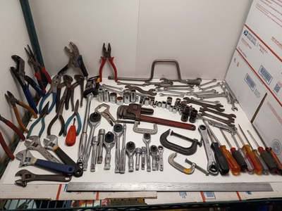 #ad Massive Mechanic Tool Lot Snap on Craftsman Gearwrench Ratchets Wrenches 111 Pc $249.92