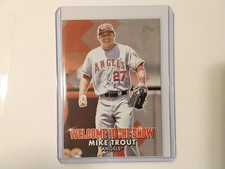 2022 Topps Baseball Series 1 Welcome to the Show Mike Trout #WTTS-2 Angels