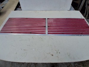 1956 Cadillac Eldorado Seville Rear Aluminum Floor Mats