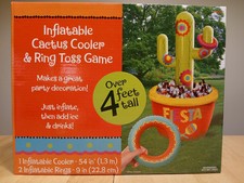 InInflatable Party Cooler Ring Toss Game Over 4 Feet Tall Decorative Fun Cactus