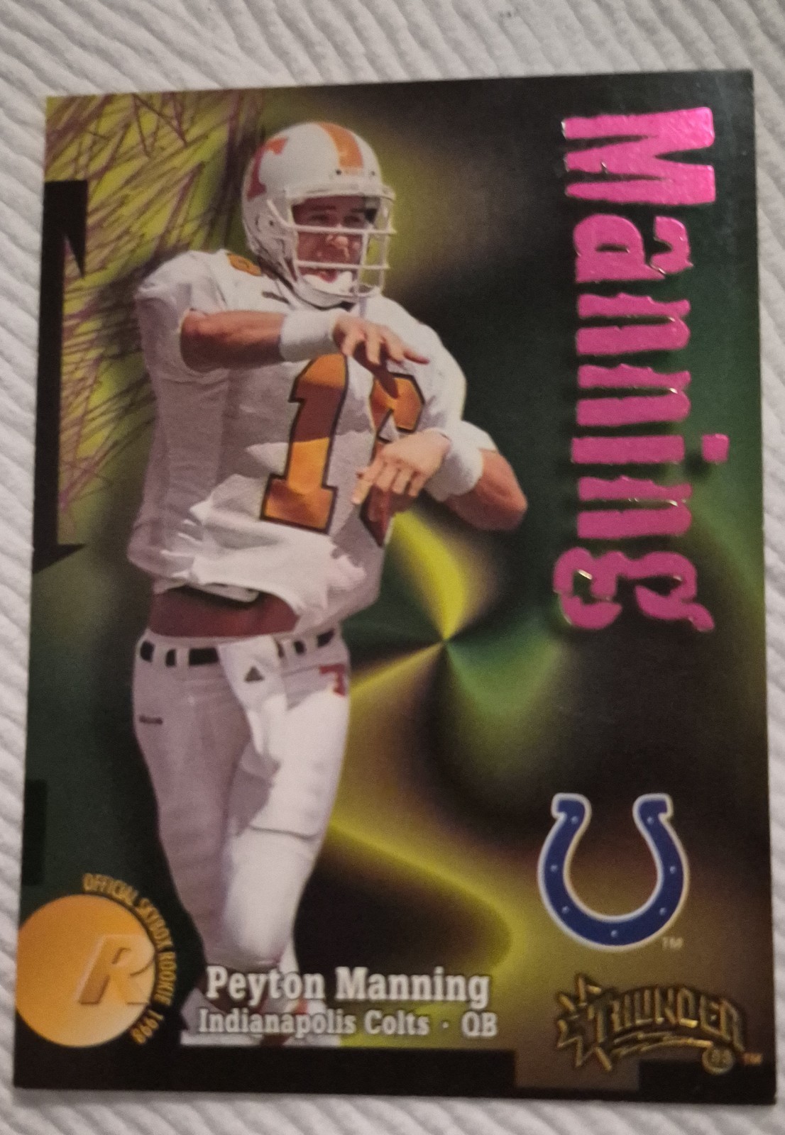 1998 Skybox Thunder - Peyton Manning #239 (RC)