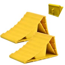 Lylxienty Unterlegkeile 2 St&uuml;ck Auto 16 x 10 x 10 cm mit Griffen