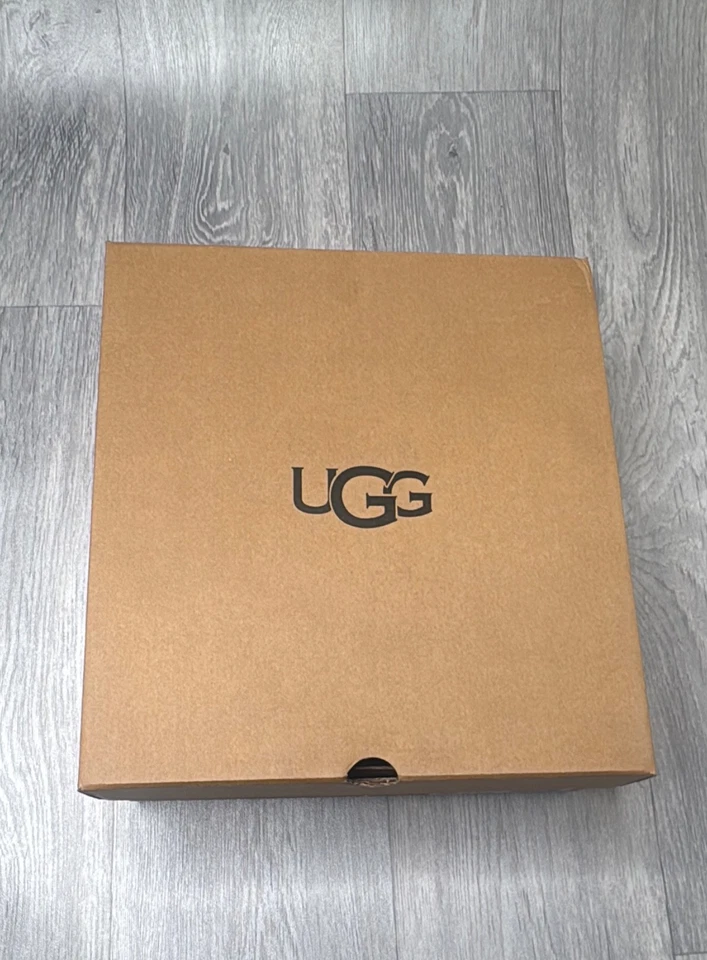 UGG TAZZ CHESTNUT SUEDE MULE PLATFORM SHOES WOMENS SLIPPERS NEW in box - Image 3 of 4