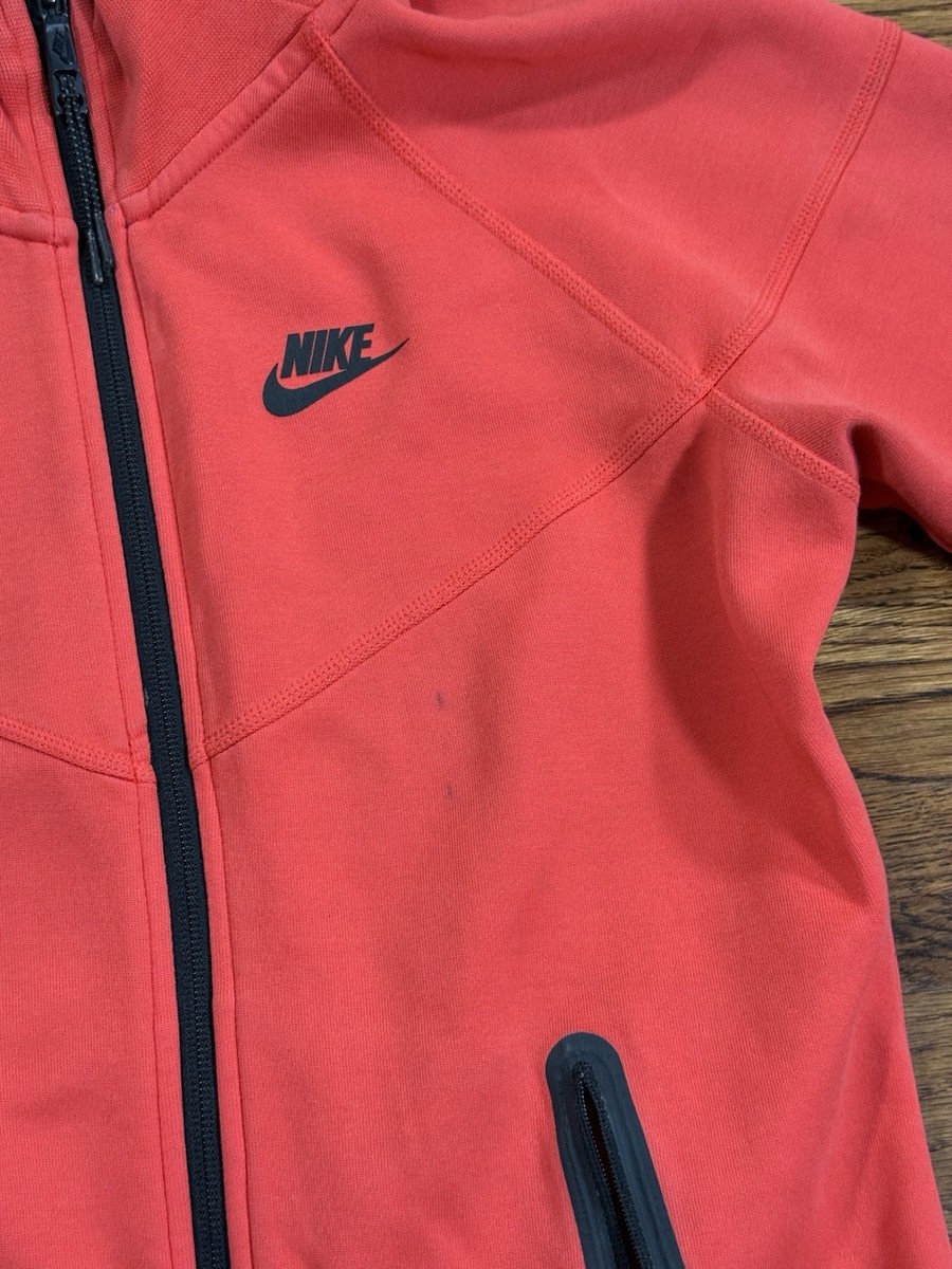Nike Tech Fleece Hoodie Full Zip Red Women's Size M 657859-647 | eBay