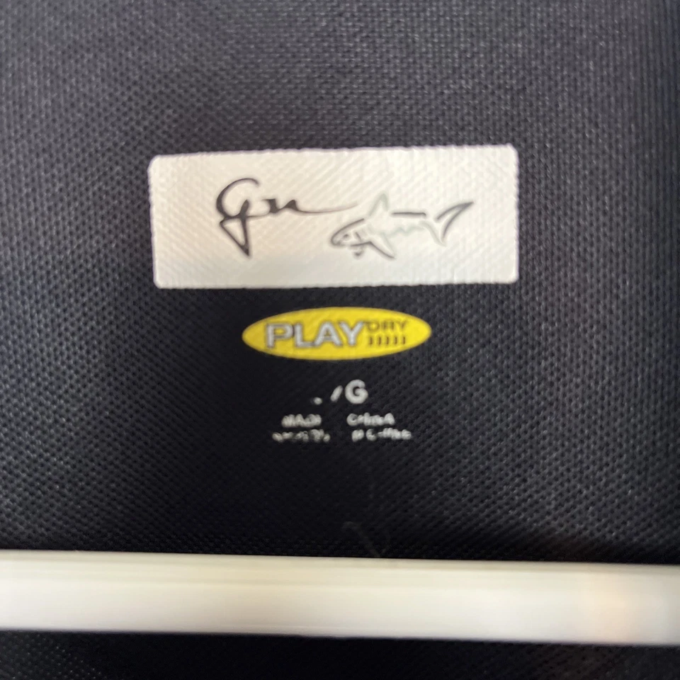 Рубашка поло женская Greg Norman черная с синей большой размер Play Dry 1/4 на молнии для гольфа досуга - Изображение 3 из 4