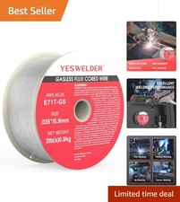 2-Pound ABS Spool Gasless Flux Core MIG Wire, Ideal for Clean Reliable Welding