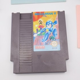 NES Nintendo MEGA MAN 4 / MEGAMAN IV - PAL VERSION COMPLETE! Cleaned & Tested!