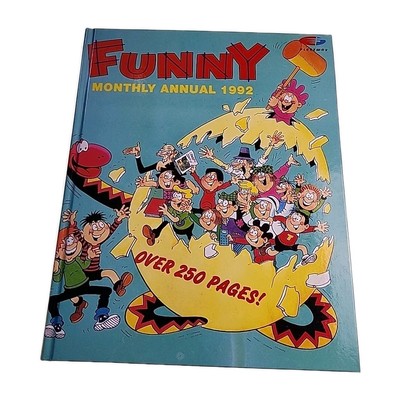 Funny Monthly Annual 1992 Hardback Book