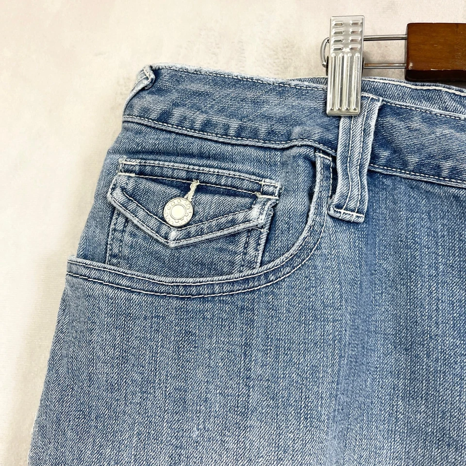 Женские джинсовые шорты Duck Head размер 20 Вт Y2K опрятные классические легкие вареные минималистские - Изображение 2 из 4