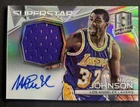 2014-15 Panini Spectra - Superstar Autographed Material Magic Johnson #21 /35