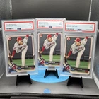 Bowman 2018 Shohei Ohtani Rookie #49 PSA 9 Angels MLB 3-Card Lot