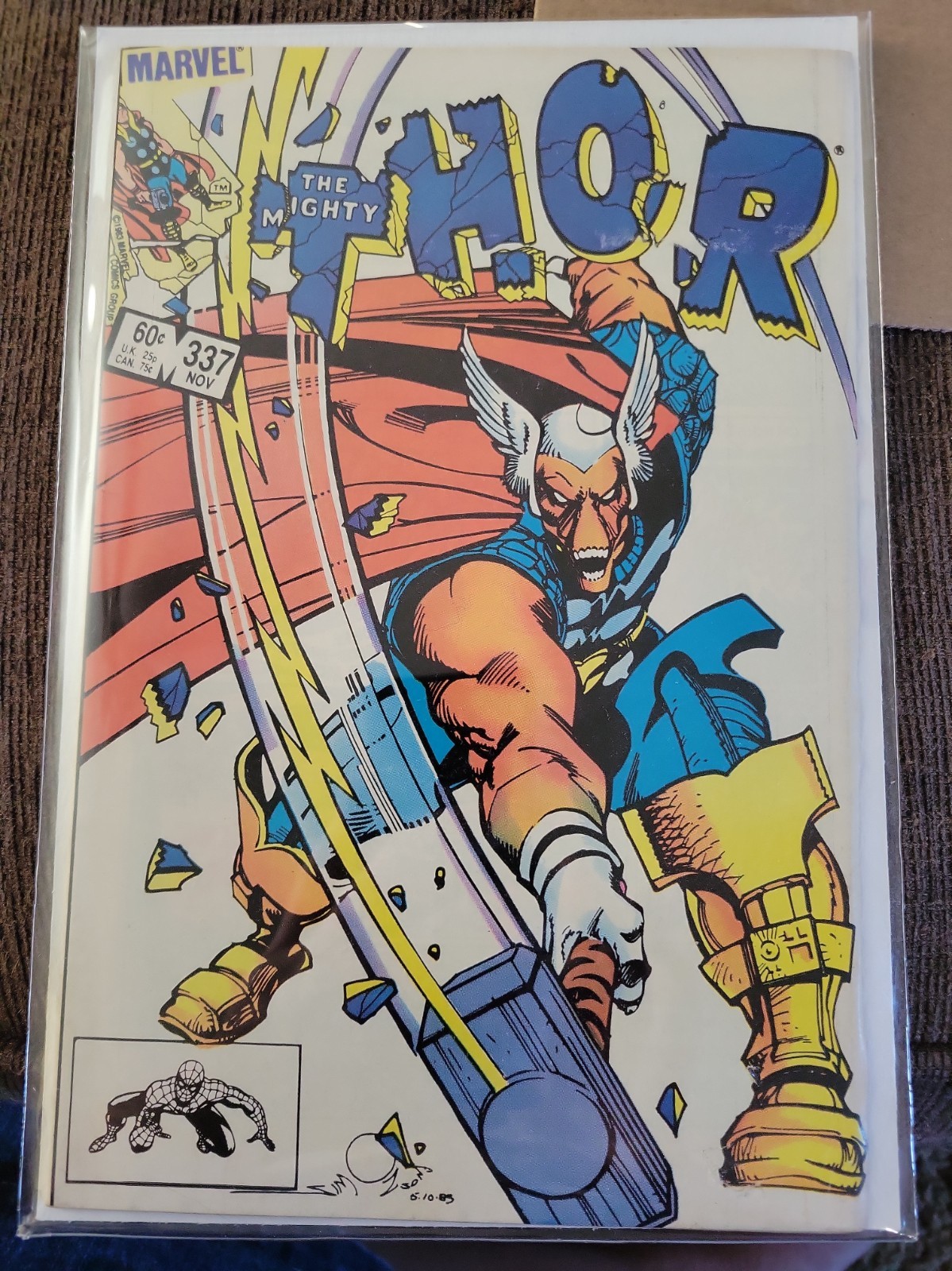 The Mighty Thor #337 1st Beta Ray Bill (Marvel Comics November 1983) Vf
