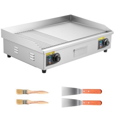 Uimoso Elektrische Tischgrillplatte 725x400mm 4400W für Fleisch und Gemüse