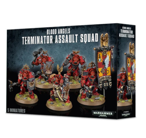 Blood Angels Terminator Assault Squad NOS OOP RARE Space Marines Warhammer 40K