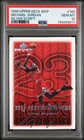 1999 Upper Deck MVP Basketball Silver Script Michael Jordan #182 PSA 8