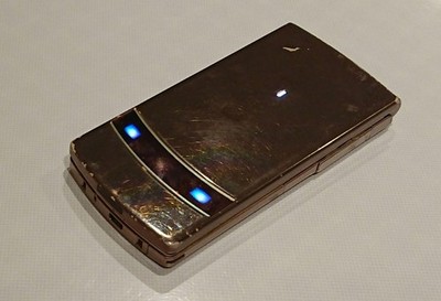 NEC Docomo N906I Gold Communication Confirmed Japanese Flip Phone