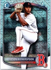 2025 Bowman Draft #BDC-29b Kyson Witherspoon Chrome Mojo Refractor