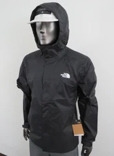 Mens The North Face Venture 2 Dryvent Waterproof Hooded Rain Jacket Black $110