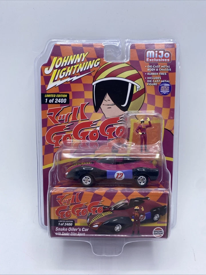 Johnny Lightning 1/64 Speed Racer Set Of 4 With Figures - Image 4 of 4