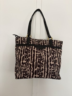 Vintage Y2K  Coach Ocelot Leopard-Print Tote - 31901 - 13 inch