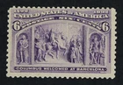 CKStamps: US Stamps Collection Scott#235 6c Columbian Mint LH OG
