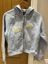 Abercrombie & Fitch Women’s Blue Zip Up Hoodie Size Large/14
