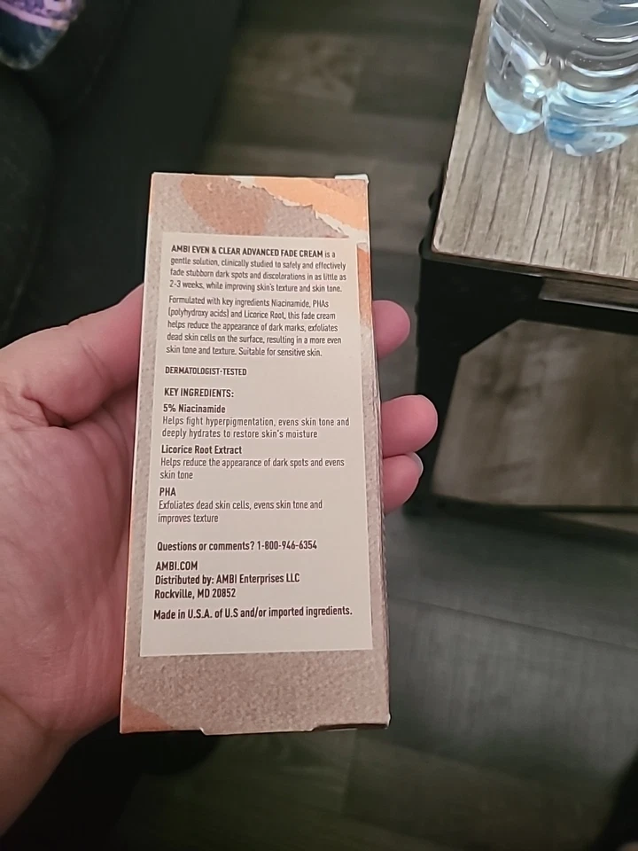 Ambi Fade Cream Clear 1 oz para manchas oscuras Foto 4 de 4