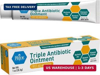 MedPride, Triple Antibiotic- (1 oz Tube Box of 1)