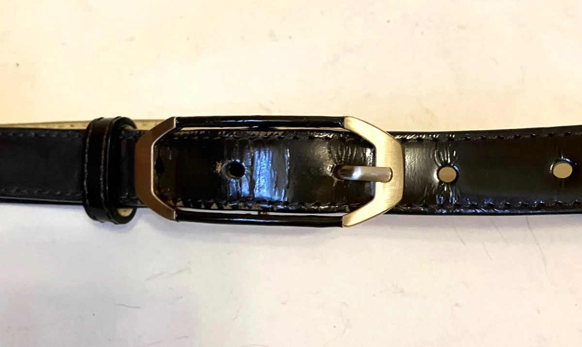 Cole Haan Patent Leather crafted in India Belt XS Cole Haan womens Two-in-One Reversible Leather Fashion Dress  main image 3
