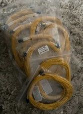  10 Pack LC to LC UPC Duplex Single-Mode Fiber Optic Patch Cable 9/125 - Jumper