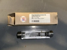King Instrument Flow Meter 7511312B05 1/2″ FNPT SS EP 15 SCFM – New