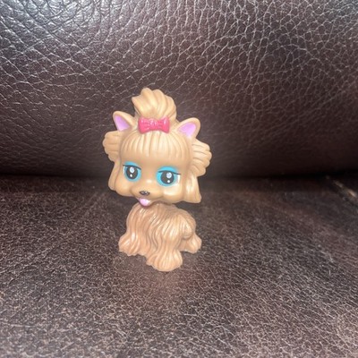 My Pet Pals Chic Boutique Yorkie Brown w Pink Bow Puppy Dog Figures