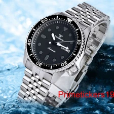Tandorio NH36A Stainless Steel 20Bar Men's Automatic Dive Watch Sapphire Glass