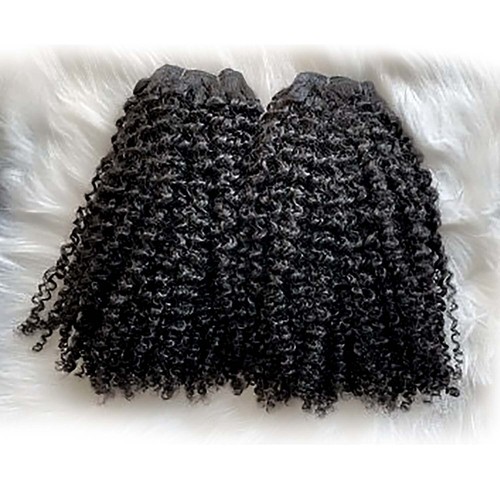 Indian Kinky Curly 3c/4a - Premium Haarverlängerung - Bild 6 von 8