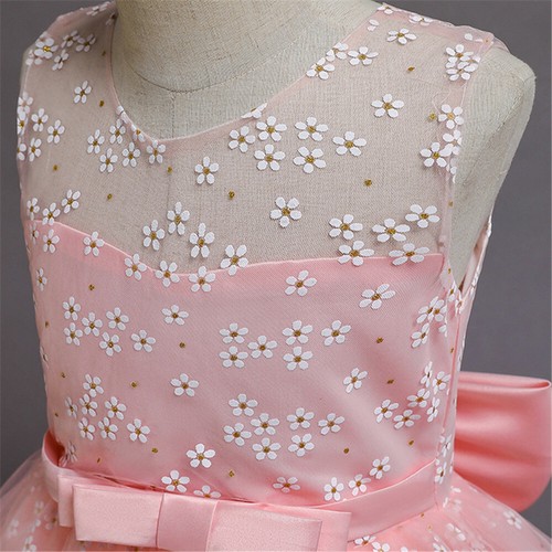 Kids Girls Christmas Party Long Dress Evening Prom Girls Formal Princess Gown - Picture 14 of 39