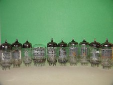 10 Various Low Testing Vacuum Tubes