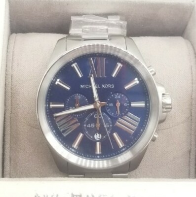 Watch Michael Kors Man MK8765 Quartz Analogue Steel | eBay