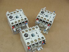 LOT OF 3 ALLEN BRADLEY 700DC-MB220 SER A CONTACTORS 24VDC COIL