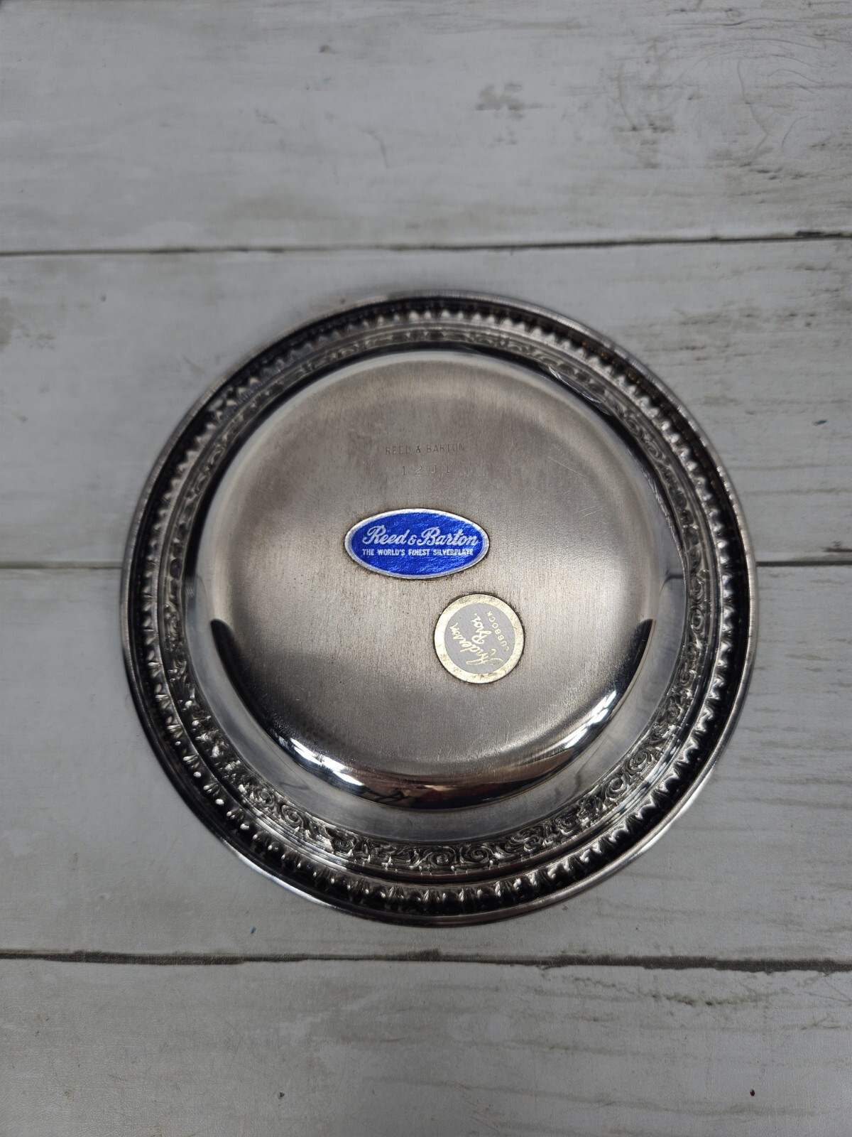 Vintage Reed & Barton Silver Plate 1201 6.25" nut bowl candy dish