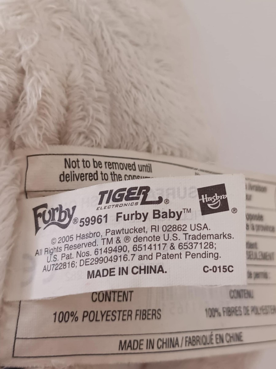 HASBRO / TIGER - 2005 - FURBY - BABY - 59961 - ATTENTION BIEN LIRE ! WARNING