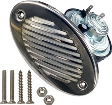 5190512 Boat Horns 316 Stainless Steel 12v 125db With Mounting Screws