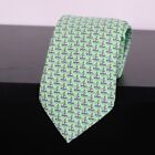 Vineyard Vines Mint Green Multicolor Sailboats Boats Men’s Silk Necktie Tie