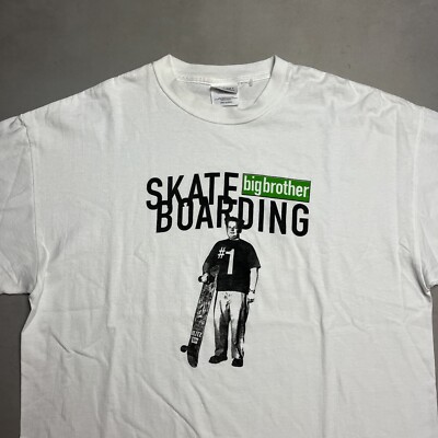 Vintage Big Brother Skateboarding Magazine Skate Tee Shirt XL
