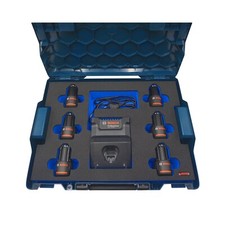 Bosch GAL 12V-40 + Akkus GBA 12V Schaumeinlage L-Boxx 136 Ladegerät APTEX