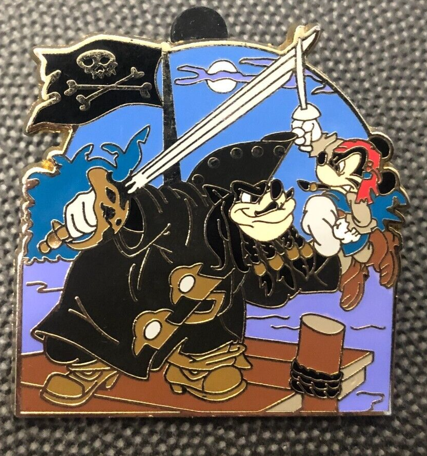 Disney pin 83686 Mickey Mouse Pirate Pete Pirates of the Caribbean