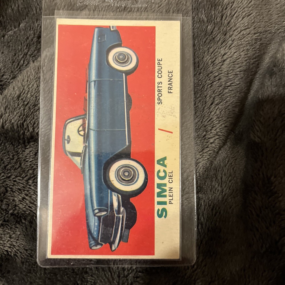 1961 Topps Sports Cars #31 Simca